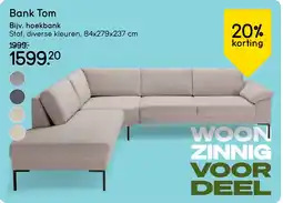 Leen Bakker Bank Tom Hoekbank aanbieding