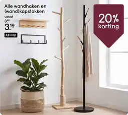 Leen Bakker Alle wandhaken en (wand)kapstokken aanbieding