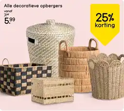 Leen Bakker Alle decoratieve opbergers aanbieding