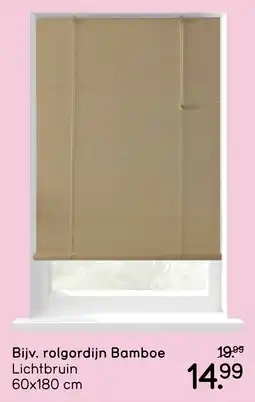 Leen Bakker Rolgordijn Bamboe aanbieding