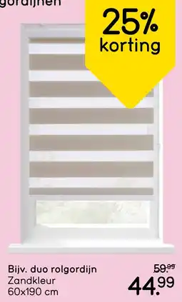 Leen Bakker Duo rolgordijn aanbieding
