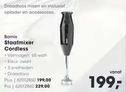 HANOS Bamix Staafmixer Cordless Plus aanbieding