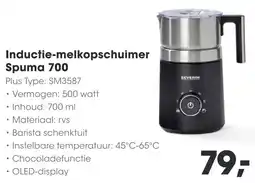 HANOS Inductie-melkopschuimer Spuma 700 aanbieding