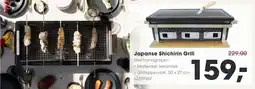 HANOS Japanse Shichirin Grill aanbieding