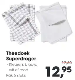 HANOS Theedoek Superdroger aanbieding