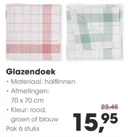 HANOS Glazendoek aanbieding