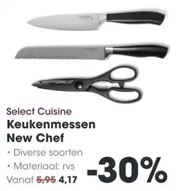 HANOS Select Cuisine Keukenmessen New Chef aanbieding