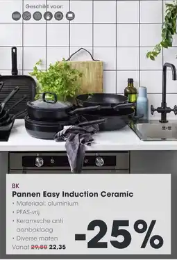 HANOS BK Pannen Easy Induction Ceramic aanbieding