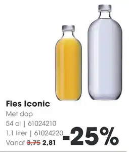 HANOS Fles Iconic aanbieding