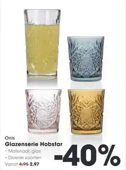HANOS Onis Glazenserie Hobstar aanbieding