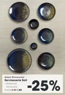HANOS Select Dinnerware Serviesserie Soil aanbieding