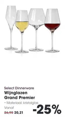 HANOS Select Dinnerware Wijnglazen Grand Premier aanbieding