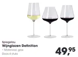 HANOS Spiegelau Wijnglazen Definition aanbieding