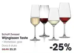 HANOS Schott Zwiesel Wijnglazen Taste aanbieding