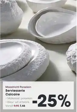 HANOS Maastricht Porselein Serviesserie Calcaire aanbieding
