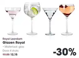HANOS Royal Leerdam Glazen Royal aanbieding