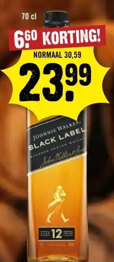 Dirck 3 Johnnie walker black label aanbieding