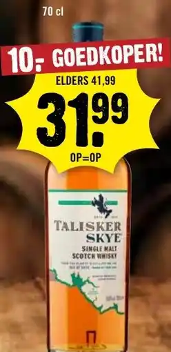 Dirck 3 Talisker skye single malt scotch whisky aanbieding