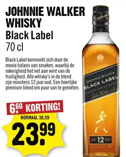 Dirck 3 Johnnie walker whisky black label aanbieding