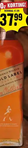 Dirck 3 Johnnie walker gold label reserve aanbieding