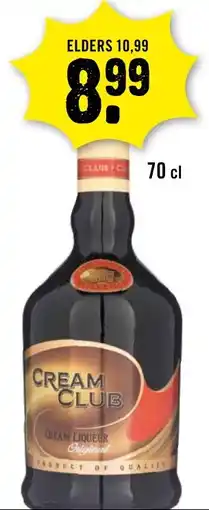 Dirck 3 Club club cream liqueur original aanbieding