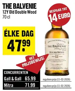 Dirck 3 The balvenie 12y old double wood aanbieding