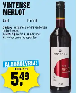 Dirck 3 Vintense merlot aanbieding