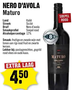 Dirck 3 Nero d'avola maturo aanbieding
