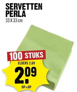 Dirck 3 Servetten perla aanbieding