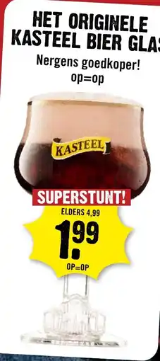 Dirck 3 Het originele kasteel bier glas aanbieding