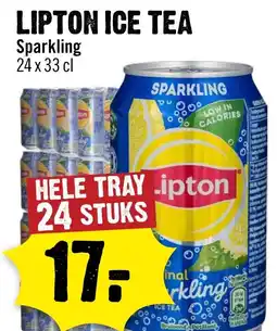 Dirck 3 Lipton ice tea sparkling aanbieding