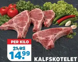 Sahan Supermarkten Kalfskotelet aanbieding