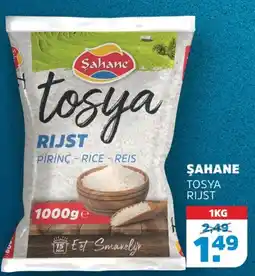 Sahan Supermarkten Şahane tosya rijst aanbieding