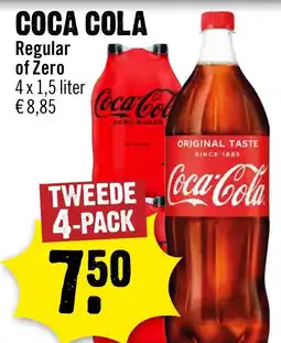 Dirck 3 Coca cola regular of zero aanbieding