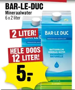 Dirck 3 Bar-le-duc mineraalwater aanbieding