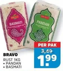 Sahan Supermarkten Bravo rijst aanbieding