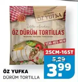 Sahan Supermarkten Öz yufka dürüm tortilla aanbieding