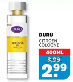 Sahan Supermarkten Duru citroen cologne aanbieding