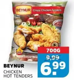 Sahan Supermarkten Beynur chicken hot tenders aanbieding