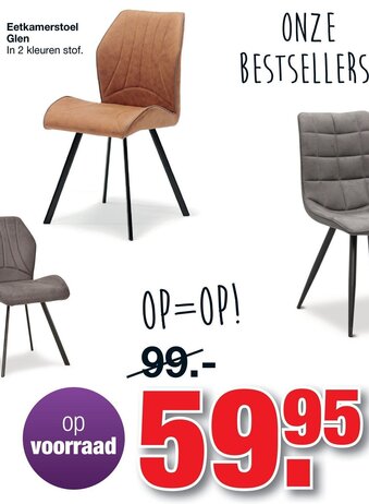 Budget Home Store Eetkamerstoel Glen aanbieding