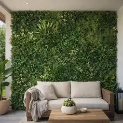 Action Luxe kunsthagen met bloemen aanbieding