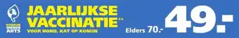 Ranzijn JAARLIJKSE VACCINATIE aanbieding