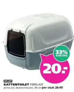 Ranzijn KATTENTOILET FERPLAST aanbieding