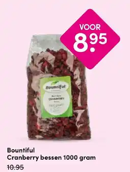 Drogisterij Visser Bountiful Cranberry bessen aanbieding