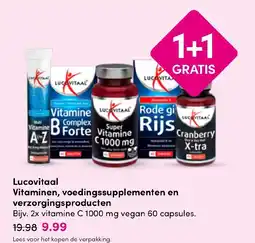 Drogisterij Visser Lucovitaal Vitaminen, voedingssupplementen en verzorgingsproducten aanbieding