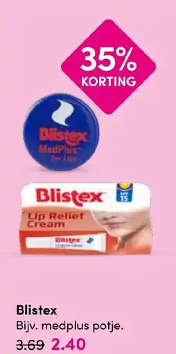 Drogisterij Visser Blistex aanbieding