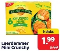 Die 2 Brüder Leerdammer Mini Crunchy aanbieding