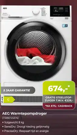 EP Beerepoot AEG Warmtepompdroger aanbieding