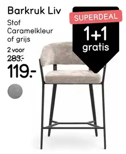 Leen Bakker Barkruk Liv aanbieding