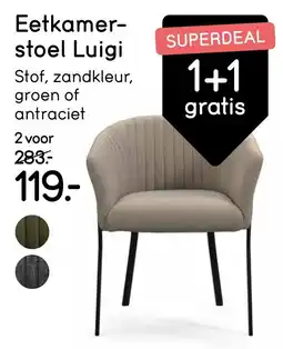 Leen Bakker Eetkamerstoel Luigi aanbieding